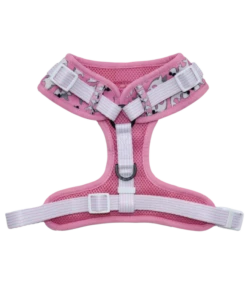 Big And Little Dogs Big And Little Dogs Adjustable Harness Bite Me (Pink Version) -Hondenmode big and little dogs adjustable harness bite me pin 2