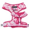 Big And Little Dogs Big And Little Dogs Adjustable Harness Pink Tie Dye ( S, L & XL ) -Hondenmode big and little dogs adjustable harness pink tie dy