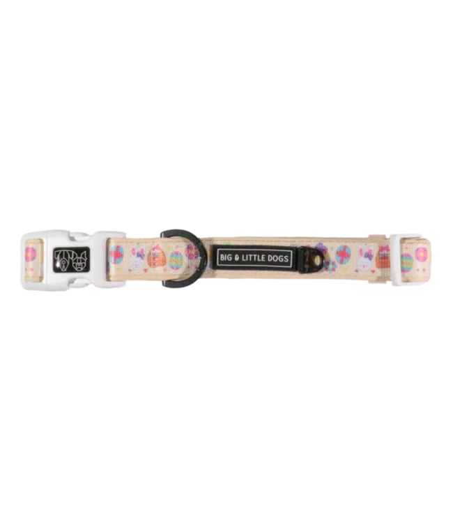 Big And Little Dogs Big And Little Dogs Collar & Bow-tie Hoppy Easter 4 Big And Little Dogs Big And Little Dogs Collar & Bow-tie Hoppy Easter - Afbeelding 2