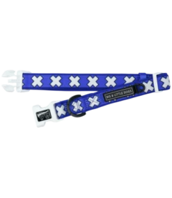 Big And Little Dogs Big And Little Dogs Halsband Blue X's -Hondenmode big and little dogs halsband blue xs 2