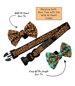 Big And Little Dogs Big And Little Dogs Halsband Wild At Heart (ALLEEN LARGE) -Hondenmode big and little dogs halsband wild at heart alleen 1