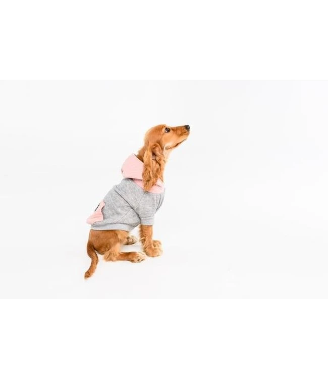 Big And Little Dogs Big And & Little Dogs Hoody Jumper Quilted Blush Hondentrui 5 Big And Little Dogs Big And & Little Dogs Hoody Jumper Quilted Blush Hondentrui - Afbeelding 3
