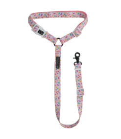 Big And Little Dogs Big And Little Dogs Premium Autogordel Pink Confetti