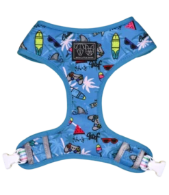 Big And Little Dogs Big And Little Dogs Reversible Surf's Up -Hondenmode big and little dogs reversible surfs up 1