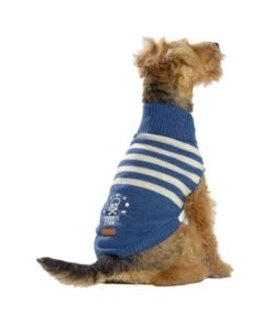 Bobby Bobby Trui Sweater Favorite Blue ( ALLEEN XS / S ) 5 Bobby Bobby Trui Sweater Favorite Blue ( ALLEEN XS / S ) -Hondenmode bobby trui sweater favorite blue alleen xs s 1