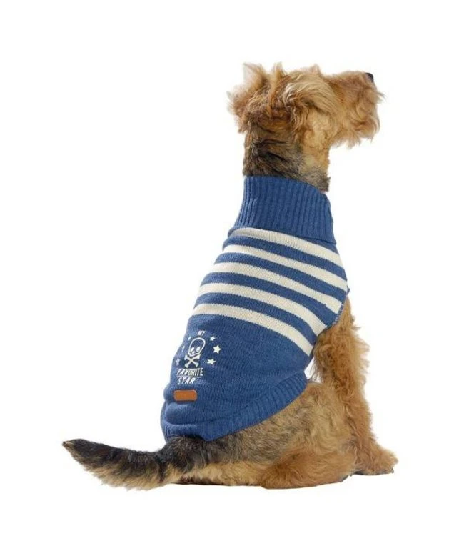 Bobby Bobby Trui Sweater Favorite Blue ( ALLEEN XS / S ) 4 Bobby Bobby Trui Sweater Favorite Blue ( ALLEEN XS / S ) - Afbeelding 2