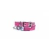 Buddy Belts Buddy Belt Halsband Leer Hot Pink
