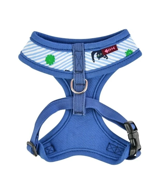 Catspia Catspia Katten Tuigje Faye Harness Blue 4 Catspia Catspia Katten Tuigje Faye Harness Blue - Afbeelding 2