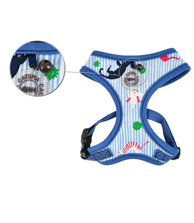 Catspia Catspia Katten Tuigje Faye Harness Blue 5 Catspia Catspia Katten Tuigje Faye Harness Blue - Afbeelding 3