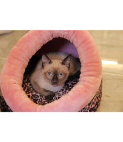 Catspia Catspia Snuggle Cat Cave Pink Leopard -Hondenmode catspia snuggle cat cave pink leopard 2