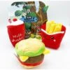 Frenkiez Frenkiez Hamburger Meal Box (3 Toyz ) -Hondenmode frenkiez hamburger meal box 3 toyz