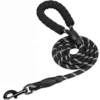 Frenkiez Frenkiez Reflective Dog Leash Black -Hondenmode frenkiez reflective dog leash black