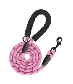 Frenkiez Frenkiez Reflective Dog Leash Light Pink