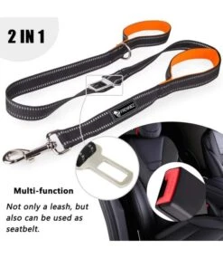 Frenkiez Frenkiez Reflective Dog Leash Orange 9 Frenkiez Frenkiez Reflective Dog Leash Orange -Hondenmode frenkiez reflective dog leash orange 2