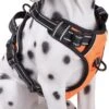 Frenkiez Frenkiez Reflective No Pull Dog Harness Orange 1 Frenkiez Frenkiez Reflective No Pull Dog Harness Orange -Hondenmode frenkiez reflective no pull dog harness orange