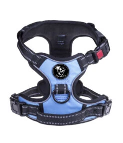 Frenkiez Frenkiez Reflective No Pull Lockable Dog Harness Blue