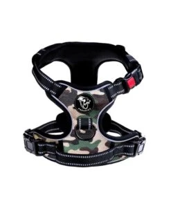 Frenkiez Frenkiez Reflective No Pull Lockable Dog Harness Camouflage