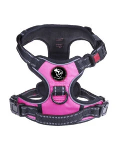 Frenkiez Frenkiez Reflective No Pull Lockable Dog Harness Pink