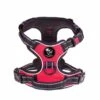 Frenkiez Frenkiez Reflective No Pull Lockable Dog Y Harness Red ( XS & S ) -Hondenmode frenkiez reflective no pull lockable dog y harness