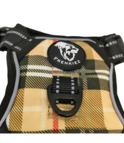 Frenkiez Frenkiez Reflective Y Tuig No Pull Dogharness Barkberry Beige -Hondenmode frenkiez reflective y tuig no pull dogharness bark 3