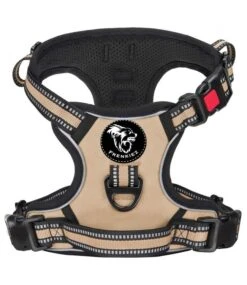 Frenkiez Frenkiez Reflective Y Tuig No Pull Dogharness Beige