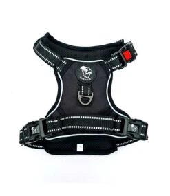Frenkiez Frenkiez Reflective Y Tuig No Pull Dogharness Black