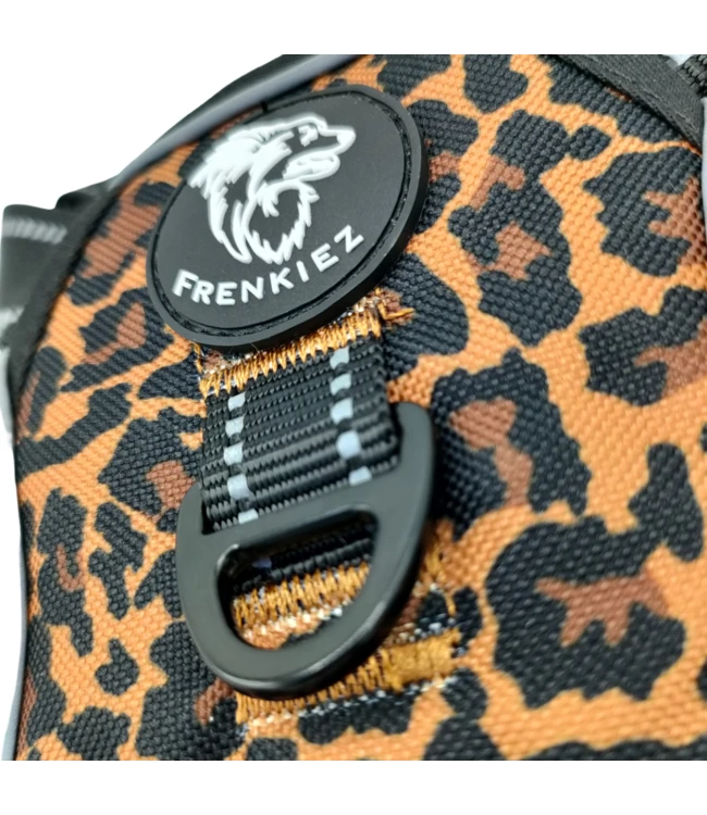 Frenkiez Frenkiez Reflective Y Tuig No Pull Dogharness Dark Leopard 6 Frenkiez Frenkiez Reflective Y Tuig No Pull Dogharness Dark Leopard - Afbeelding 4