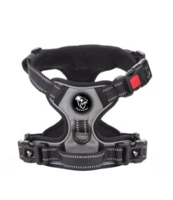 Frenkiez Frenkiez Reflective Y Tuig No Pull Dogharness Grey