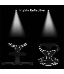 Frenkiez Frenkiez Reflective Y Tuig No Pull Dogharness Grey -Hondenmode frenkiez reflective y tuig no pull dogharness grey 4
