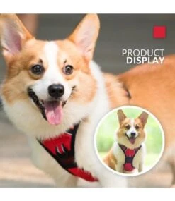 Frenkiez Frenkiez Reflective Y Tuig No Pull Dogharness Red -Hondenmode frenkiez reflective y tuig no pull dogharness red 8