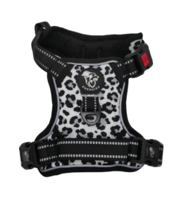 Frenkiez Frenkiez Reflective Y Tuig No Pull Dogharness Snow Leopard