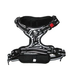 Frenkiez Frenkiez Reflective Y Tuig No Pull Dogharness Zebra -Hondenmode frenkiez reflective y tuig no pull dogharness zebr 2