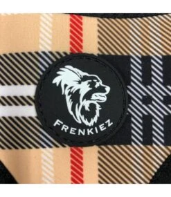Frenkiez Frenkiez Reversible Harness BarkBerry Beige Hondentuigje -Hondenmode frenkiez reversible harness barkberry beige honden 5