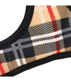 Frenkiez Frenkiez Reversible Harness BarkBerry Beige Hondentuigje -Hondenmode frenkiez reversible harness barkberry beige honden 7