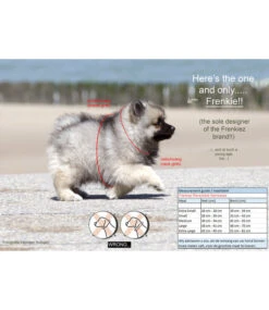 Frenkiez Frenkiez Reversible Harness BarkBerry Beige Hondentuigje -Hondenmode frenkiez reversible harness barkberry beige honden 9