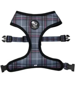 Frenkiez Frenkiez Reversible Harness BarkBerry Red Hondentuigje -Hondenmode frenkiez reversible harness barkberry red hondentu 3