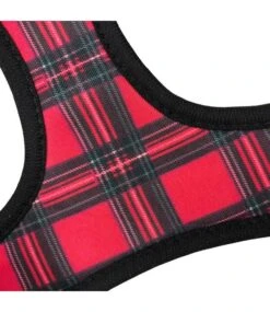 Frenkiez Frenkiez Reversible Harness BarkBerry Red Hondentuigje -Hondenmode frenkiez reversible harness barkberry red hondentu 5
