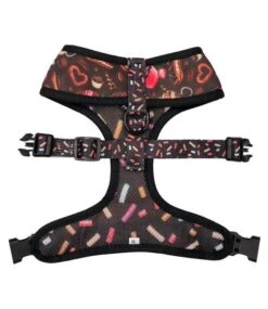 Frenkiez Frenkiez Reversible Harness Coffee Sprinkles Hondentuigje -Hondenmode frenkiez reversible harness coffee sprinkles honde 2