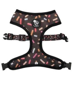 Frenkiez Frenkiez Reversible Harness Coffee Sprinkles Hondentuigje -Hondenmode frenkiez reversible harness coffee sprinkles honde 3
