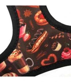 Frenkiez Frenkiez Reversible Harness Coffee Sprinkles Hondentuigje -Hondenmode frenkiez reversible harness coffee sprinkles honde 7
