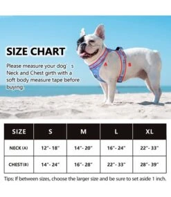 Frenkiez Frenkiez Y Tuig Dogharness Reflective ( Matching Straps ) Light Blue -Hondenmode frenkiez y tuig dogharness reflective matching str 12