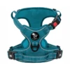 Frenkiez Frenkiez Y Tuig Dogharness Reflective Petrol Blue ( Matching Straps ) -Hondenmode frenkiez y tuig dogharness reflective petrol blue