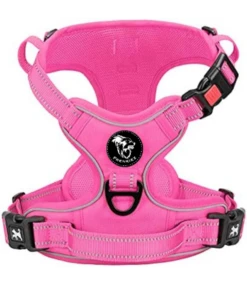 Frenkiez Frenkiez Y Tuig Dogharness Reflective Pink ( Matching Straps )
