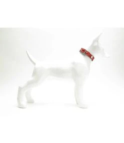 Buddy Belts Multi Collar Red Shimmer Luxury Style Strap -Hondenmode multi collar red shimmer luxury style strap 1