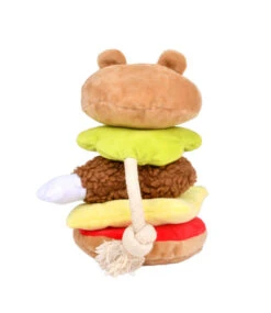Olchi Olchi Fivedogs Hamburger Plush & Squeaky Dog Toy -Hondenmode olchi fivedogs hamburger plush squeaky dog toy 1