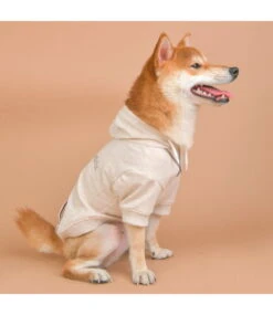 Olchi Olchi Simple Hood Hondentrui Hoodie Beige -Hondenmode olchi simple hood hondentrui hoodie beige 2