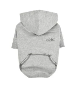 Olchi Olchi Simple Hood Hondentrui Hoodie Grey