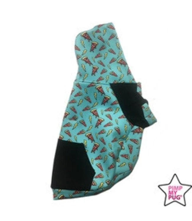 Pimp My Pug Pimp My Pug Hooded Pizza Sweater 4 Pimp My Pug Pimp My Pug Hooded Pizza Sweater - Afbeelding 2