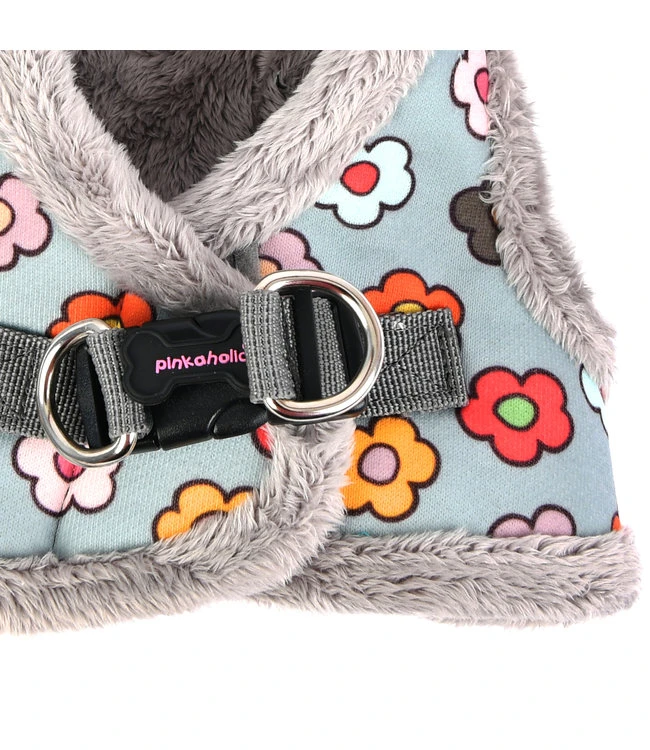 Pinkaholic Pinkaholic Aconite Vest Harness Grey 5 Pinkaholic Pinkaholic Aconite Vest Harness Grey - Afbeelding 3