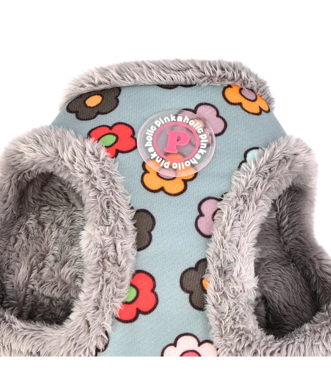 Pinkaholic Pinkaholic Aconite Vest Harness Grey 6 Pinkaholic Pinkaholic Aconite Vest Harness Grey - Afbeelding 4